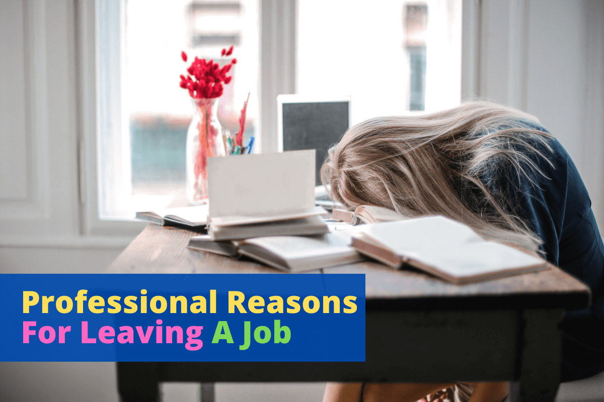 reasons for leaving a job