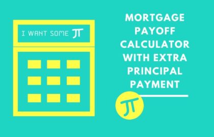 mortgage calculator extra principal payment