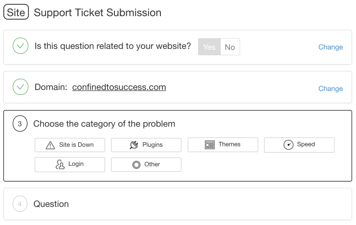 Wealthy Affiliate Support Ticket Submission - Step 3