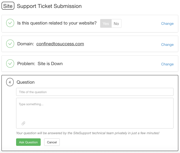 Wealthy Affiliate Support Ticket Submission - Step 4