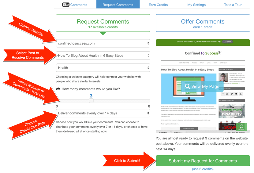 Blog Comment Service