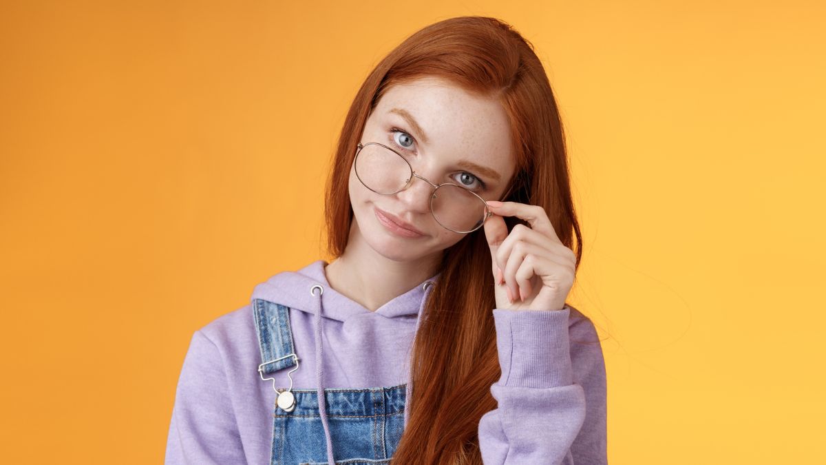 woman with glasses redhead