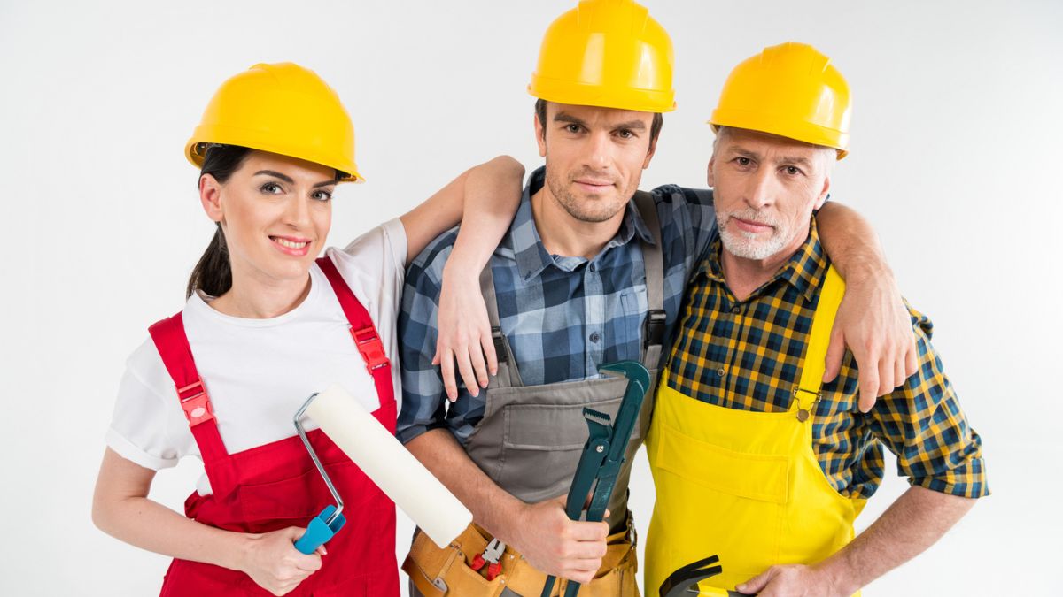contractors with tools