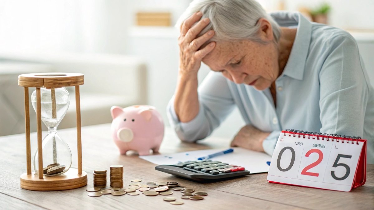 visually striking photo of an elderly person looking worried and lost in thought