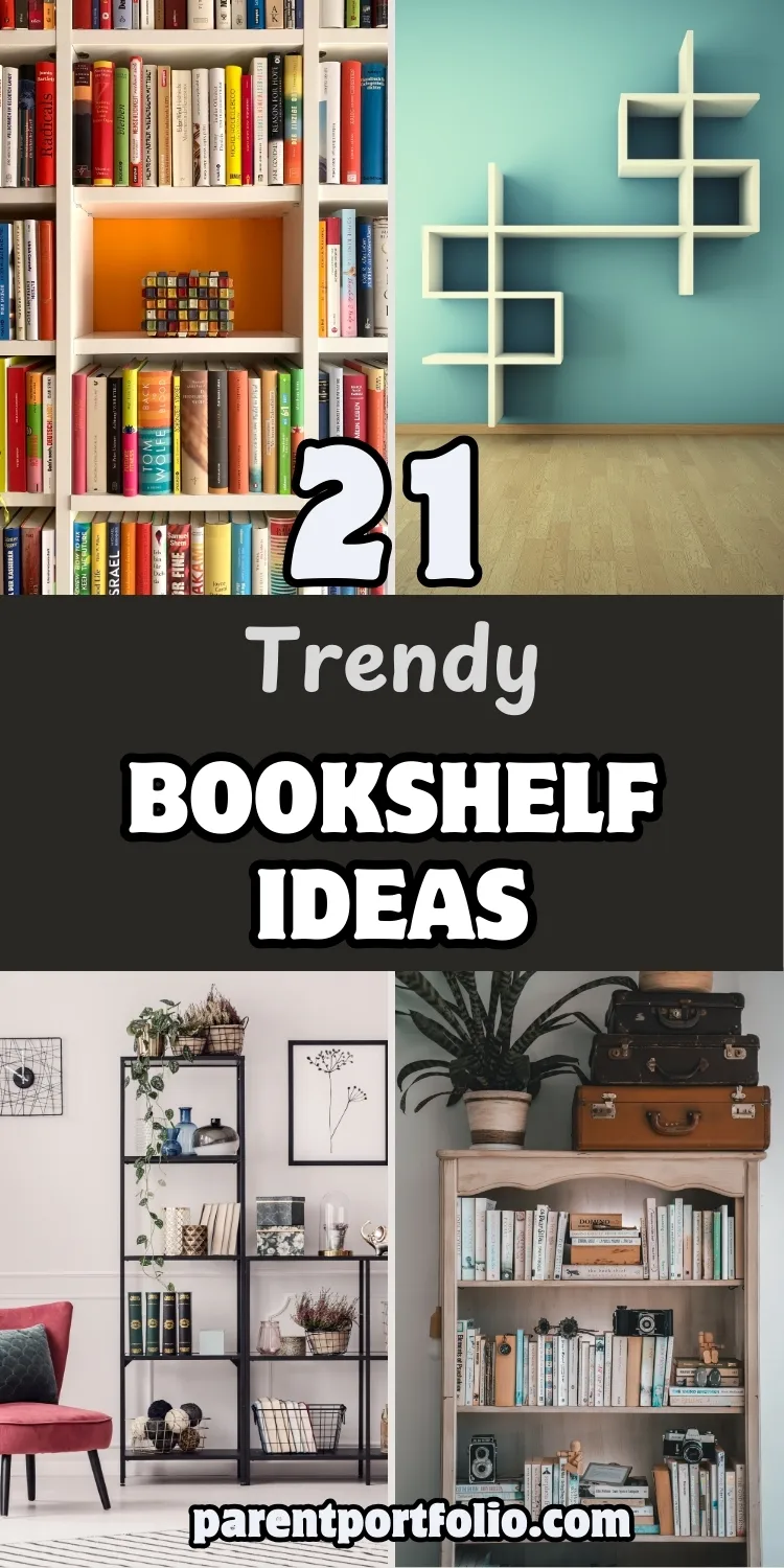 21 Trendy Bookshelf Ideas