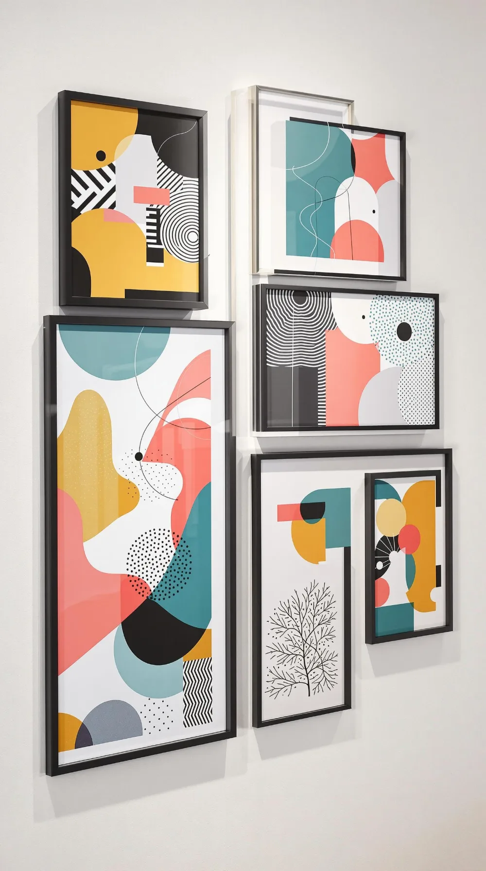 Abstract Geometric Art Wall