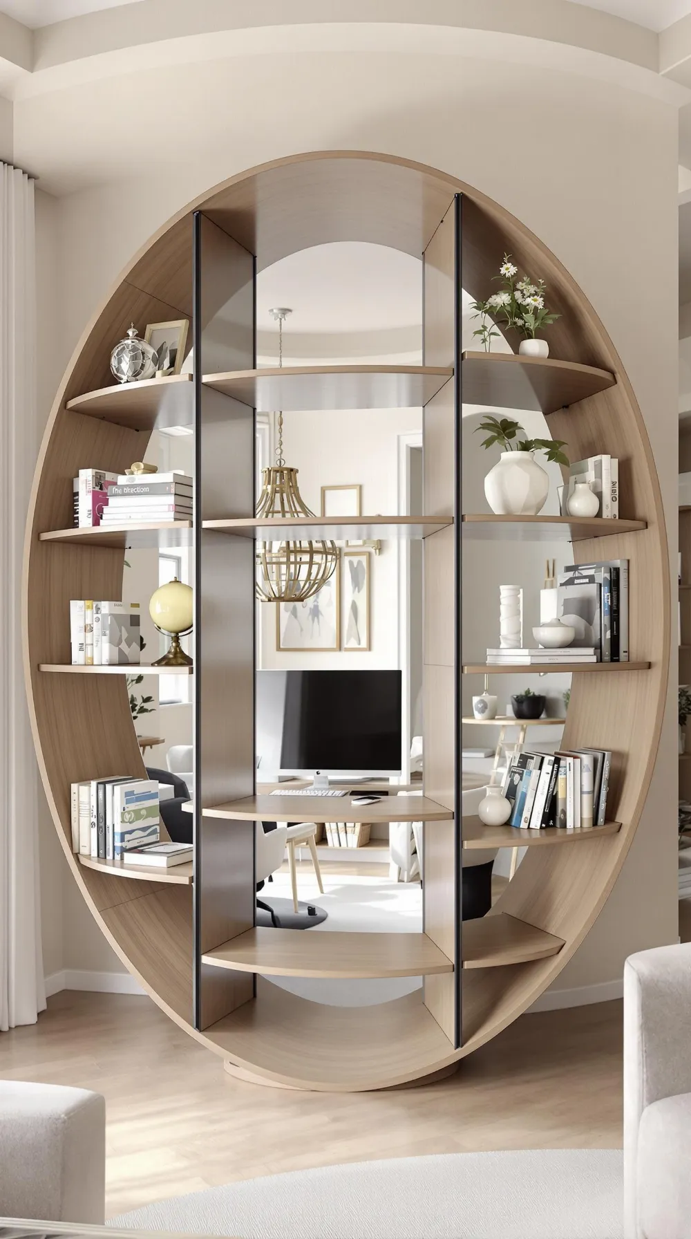 Circular Bookshelf