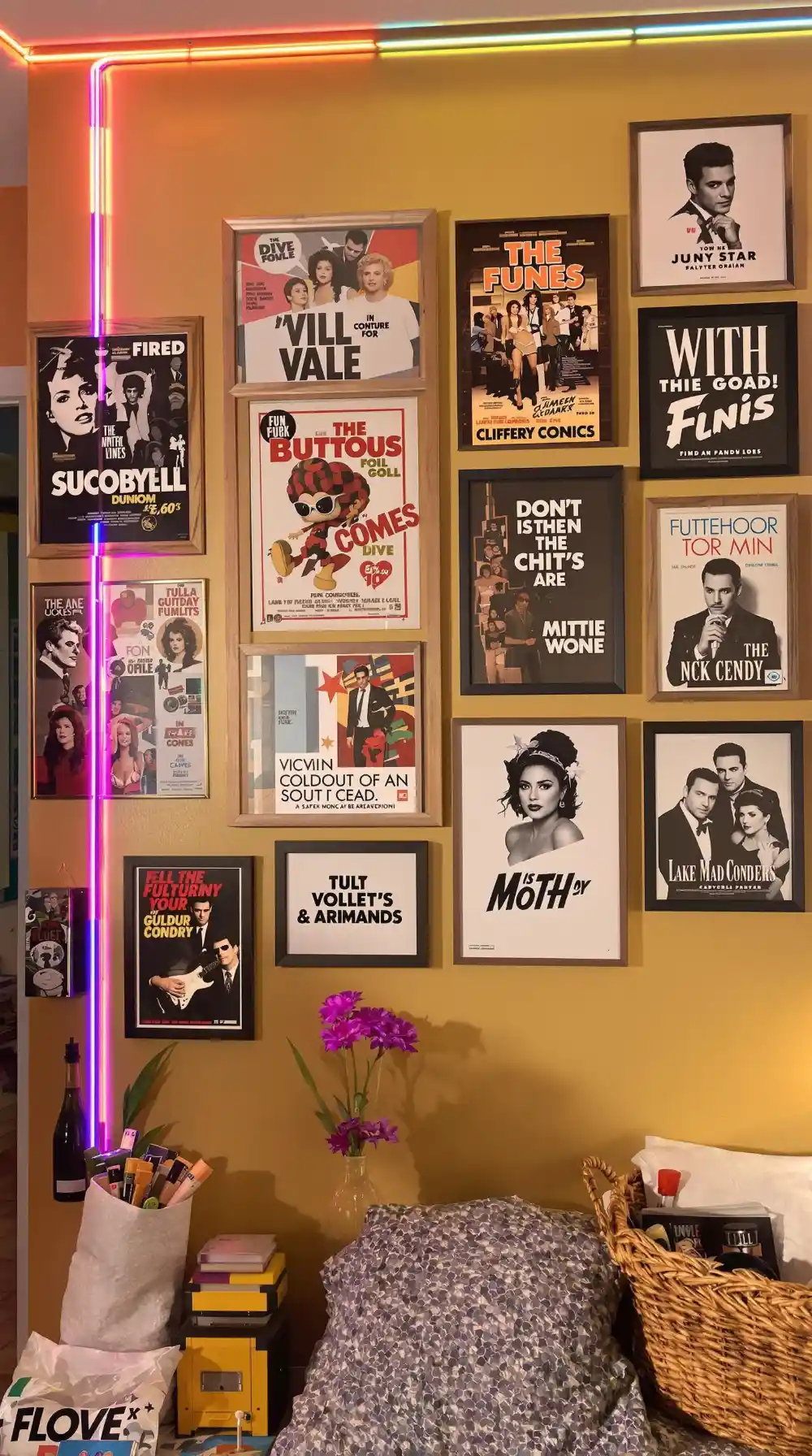 Pop Culture & Retro Photography Wall