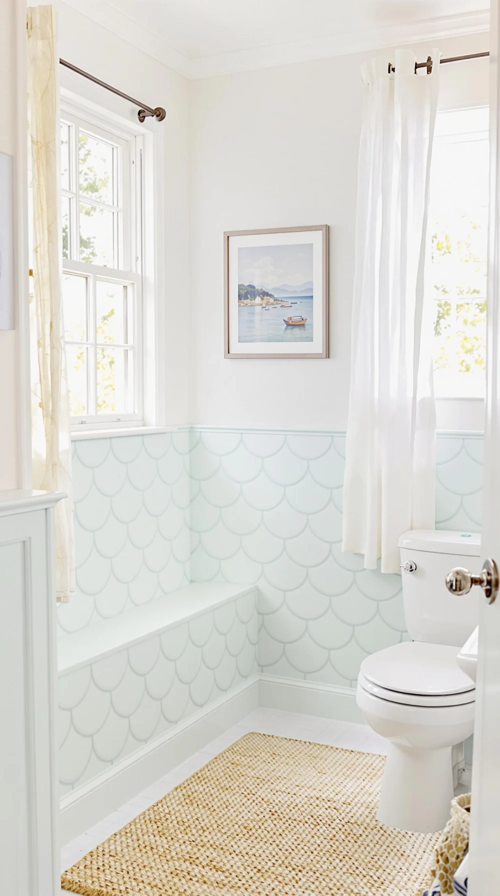 Scalloped Wainscoting Panels for a Coastal Vibe