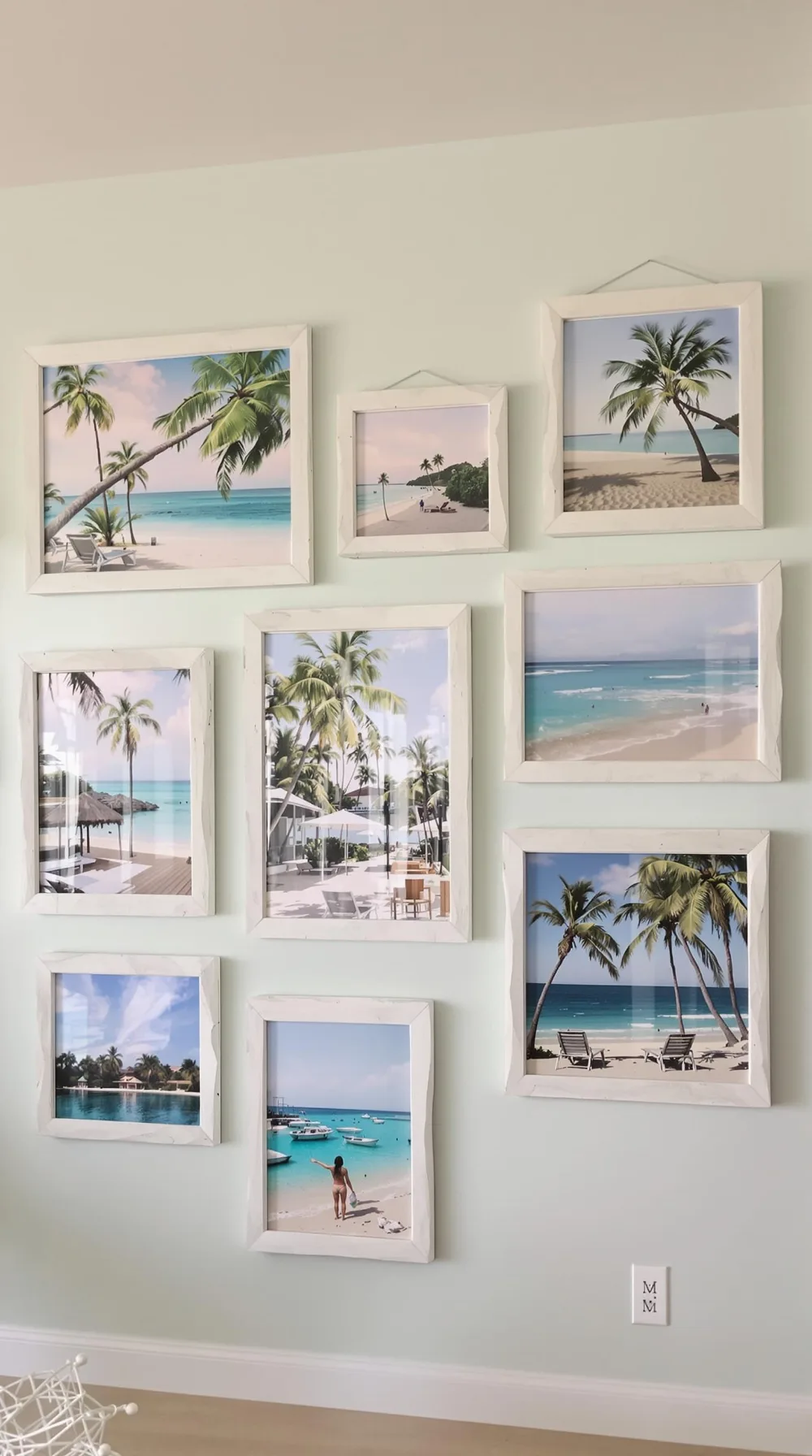 Tropical & Coastal Vibes Photo Wall