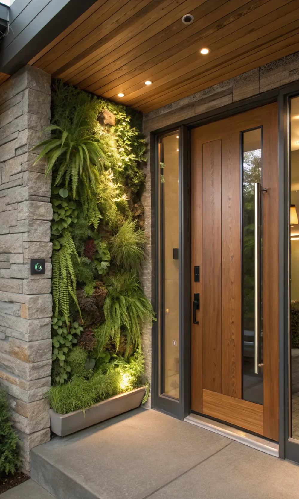 Biophilic Greenery-Inspired Door