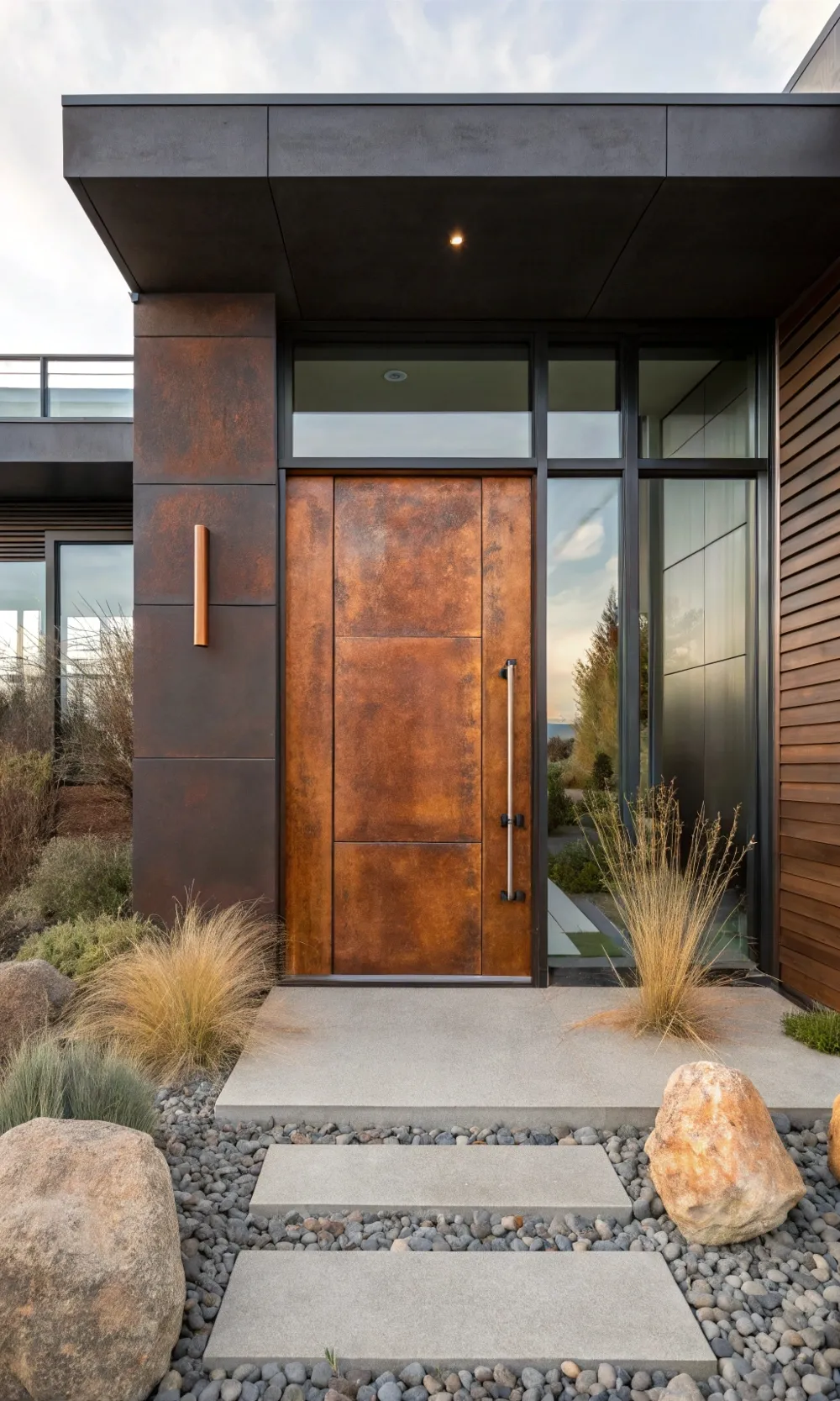 Corten Steel Industrial Door