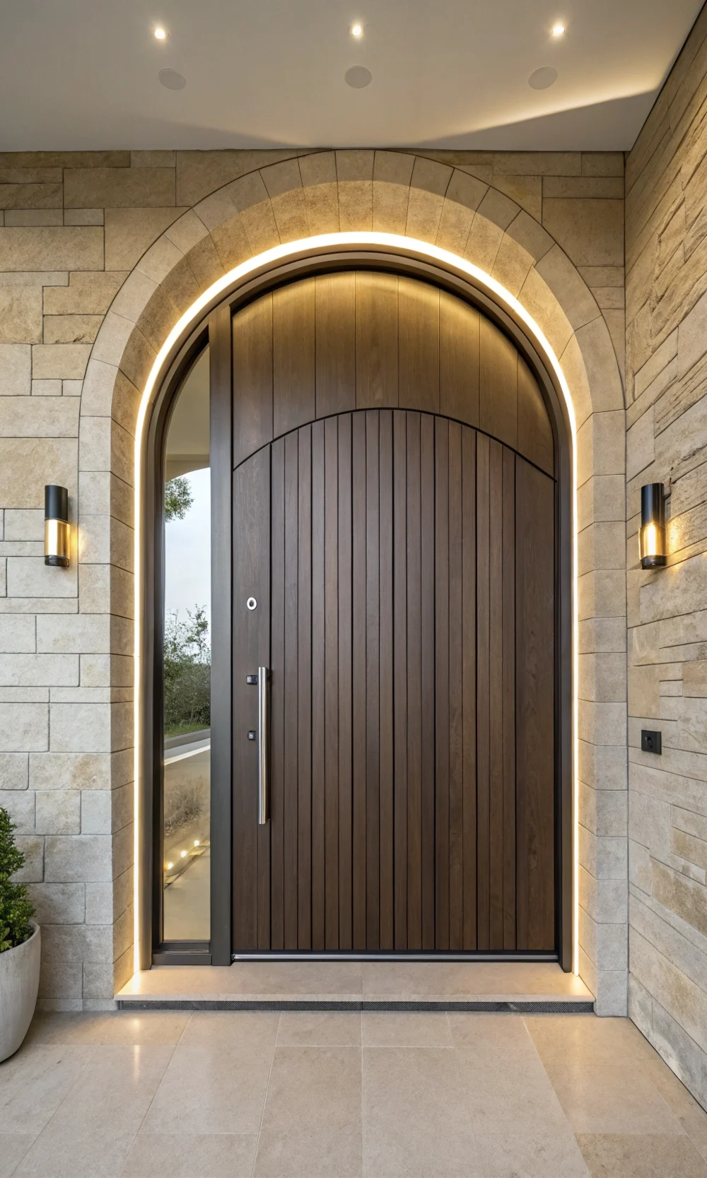 Grand Arched Modern Door