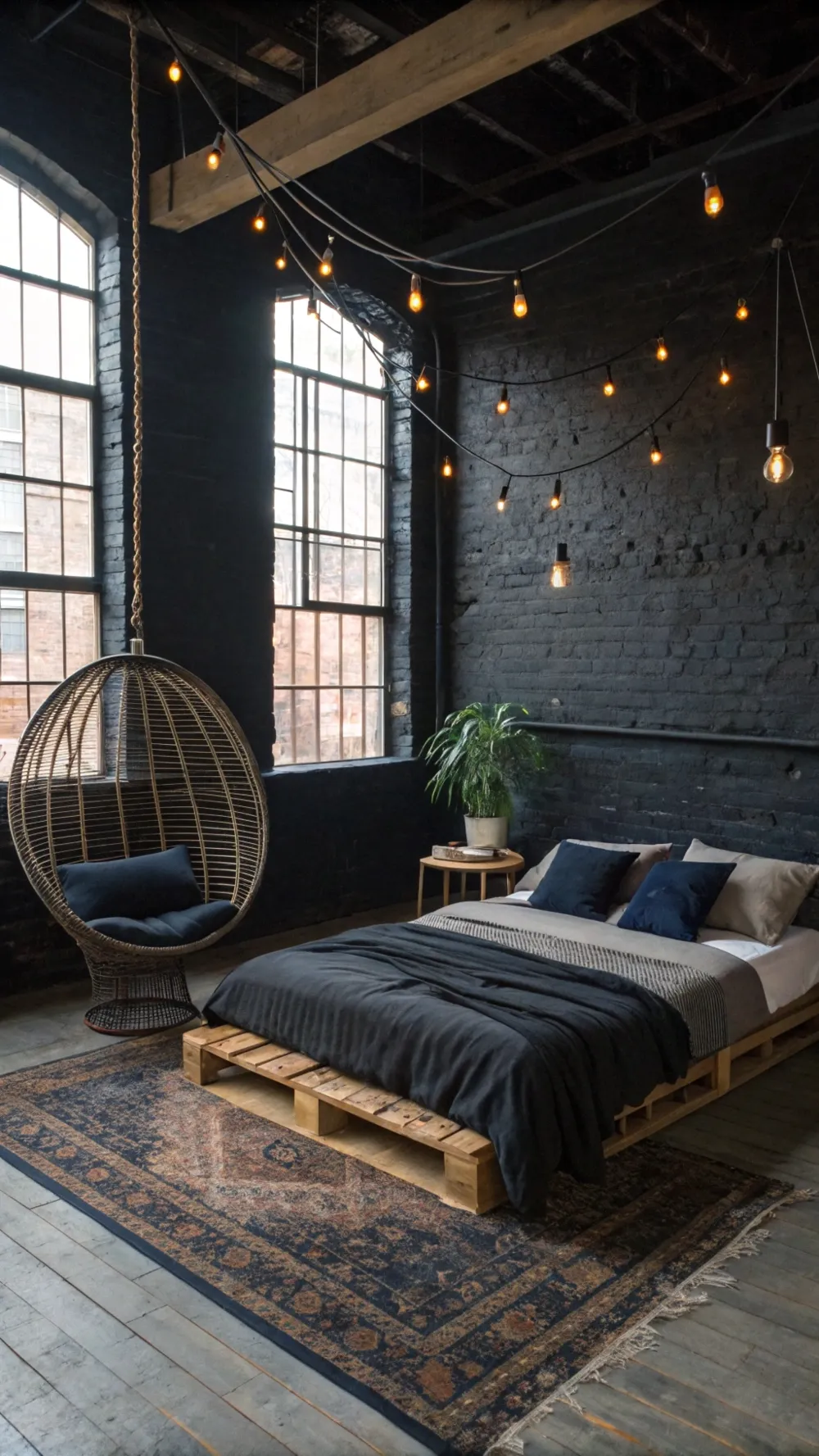 Industrial Dark Boho Loft