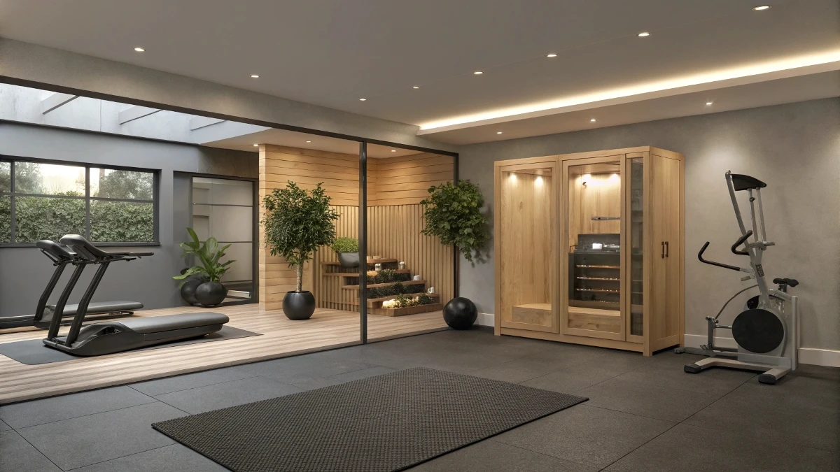 Luxury Home Gym & Wellness Space