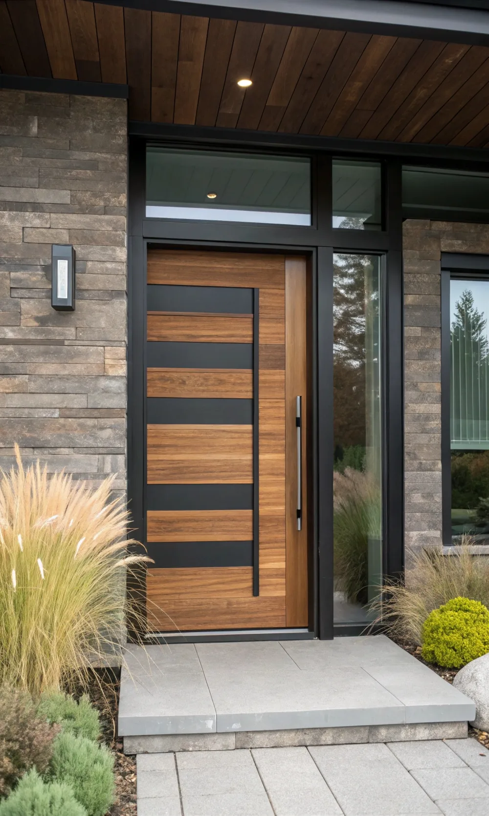 Wood & Metal Fusion Door