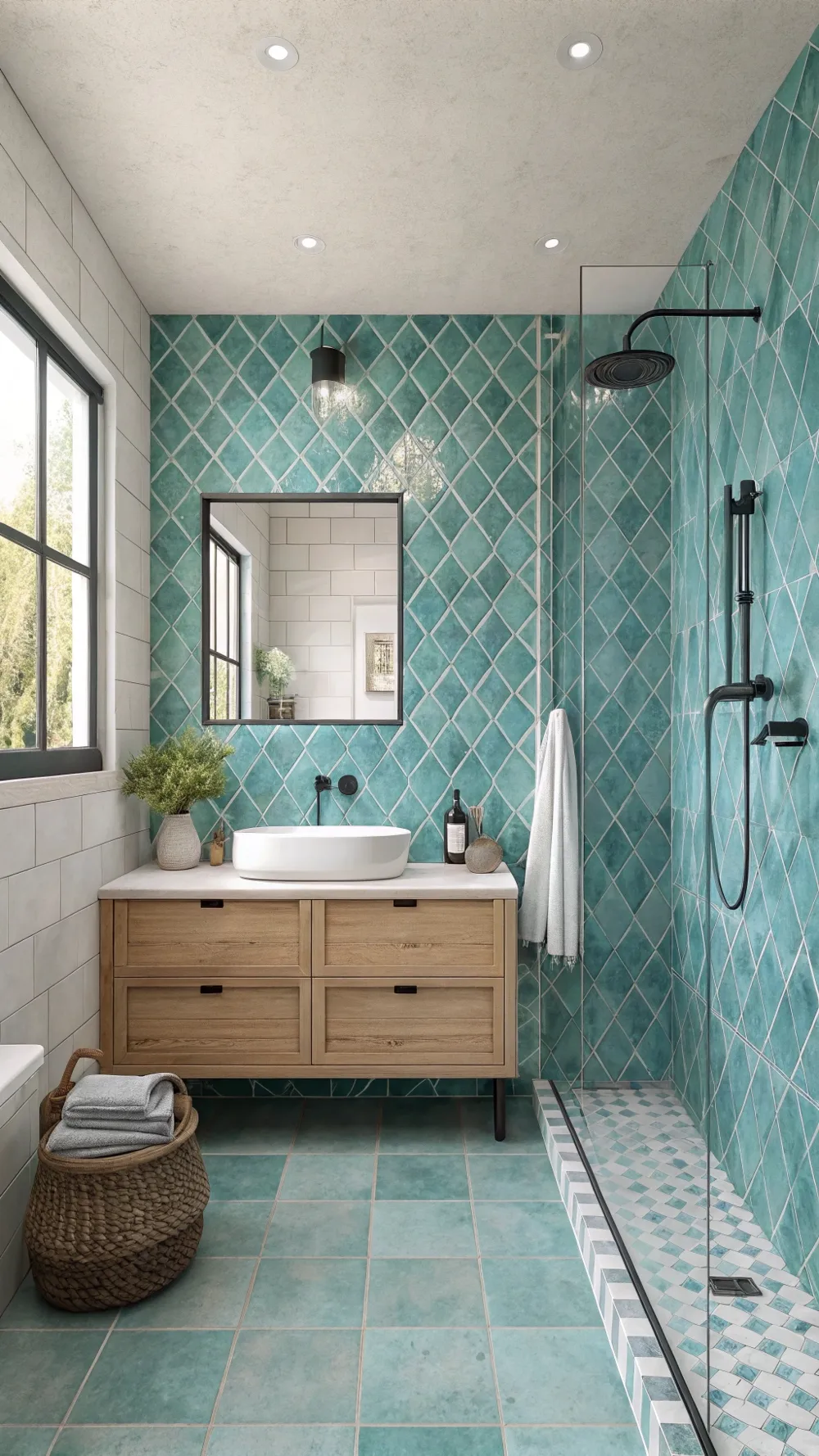 Moroccan-Inspired Geometric Zellige Tiles