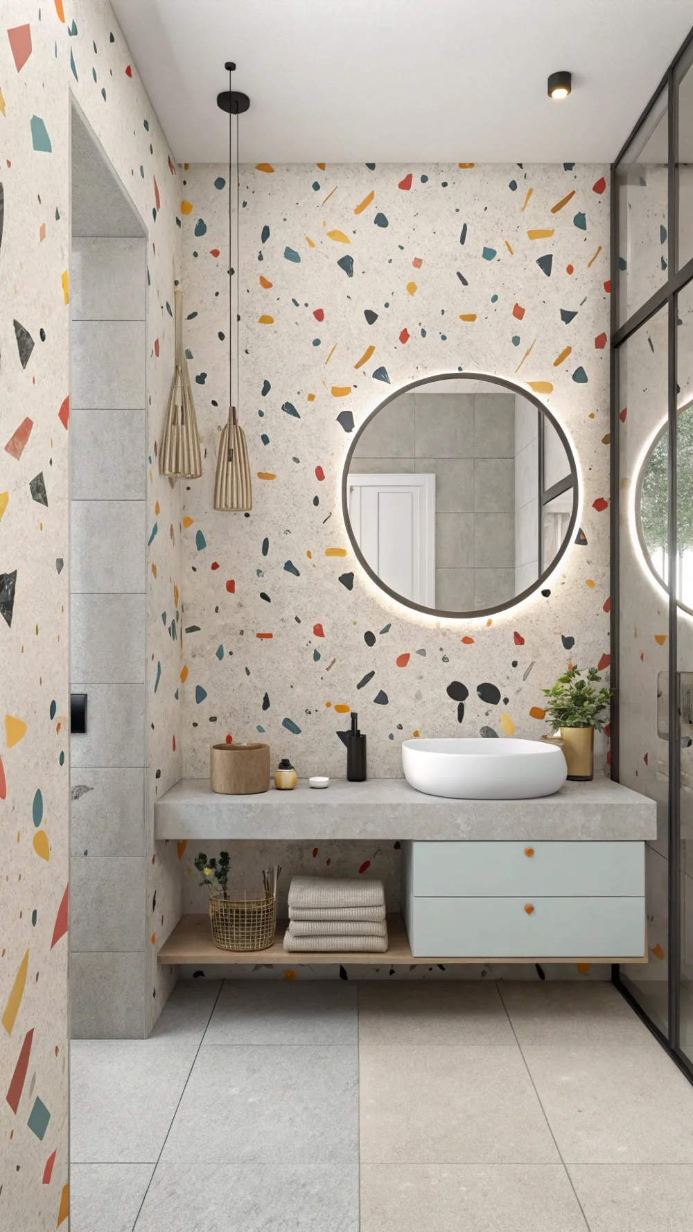 Terrazzo Revival with Oversized Chips
