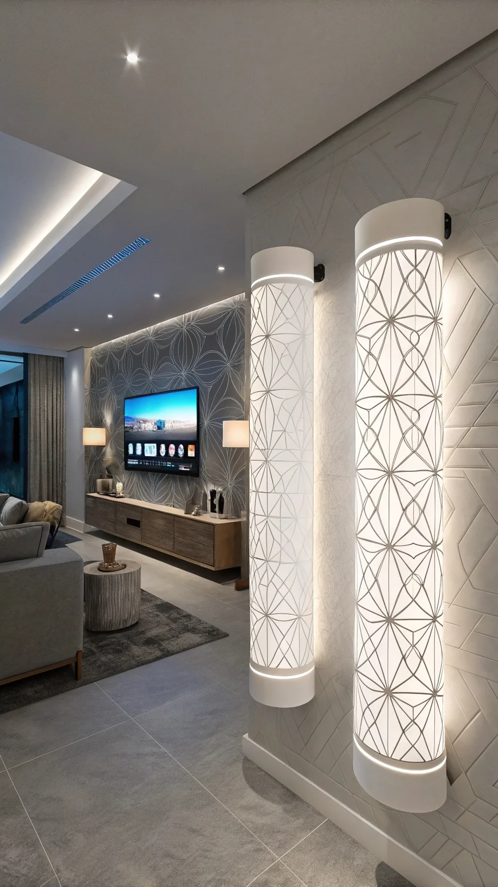 Projection Mapping Sconces