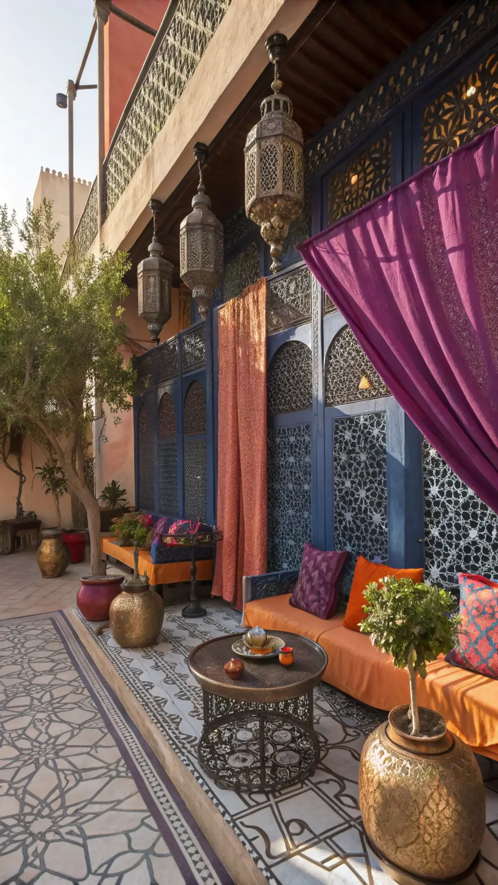 Colorful Moroccan Marketplace