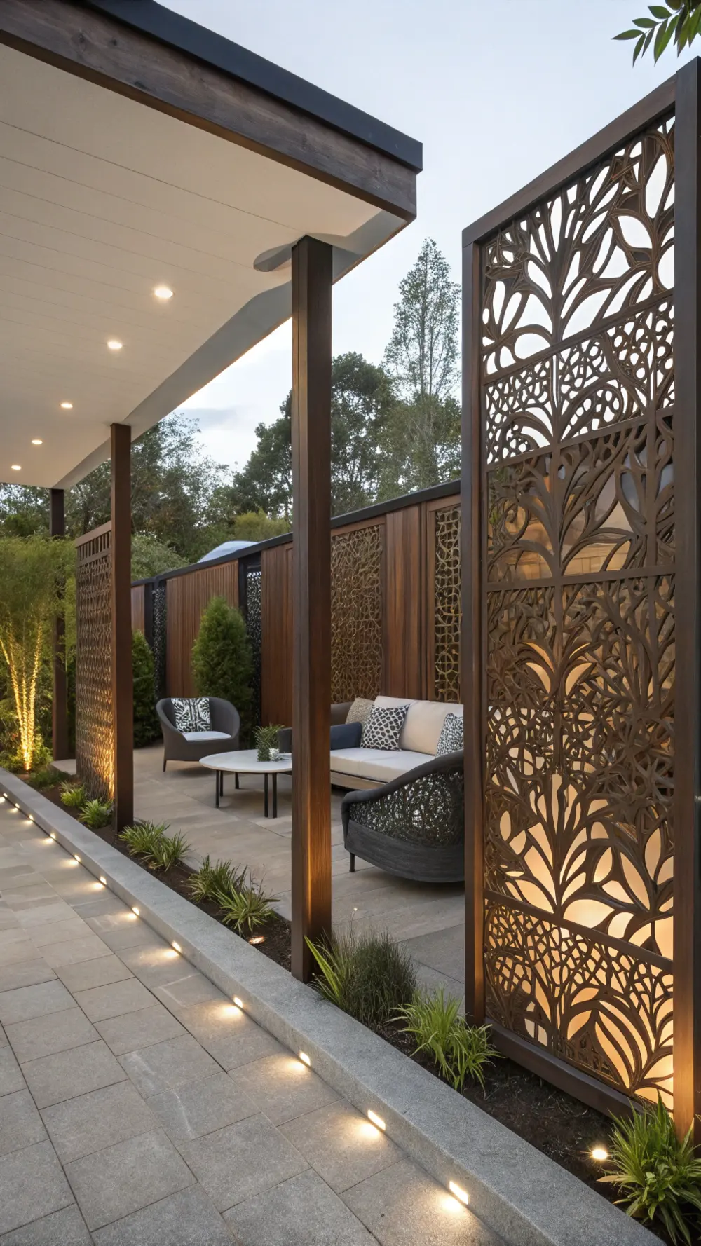 Decorative Laser-Cut Metal Panels