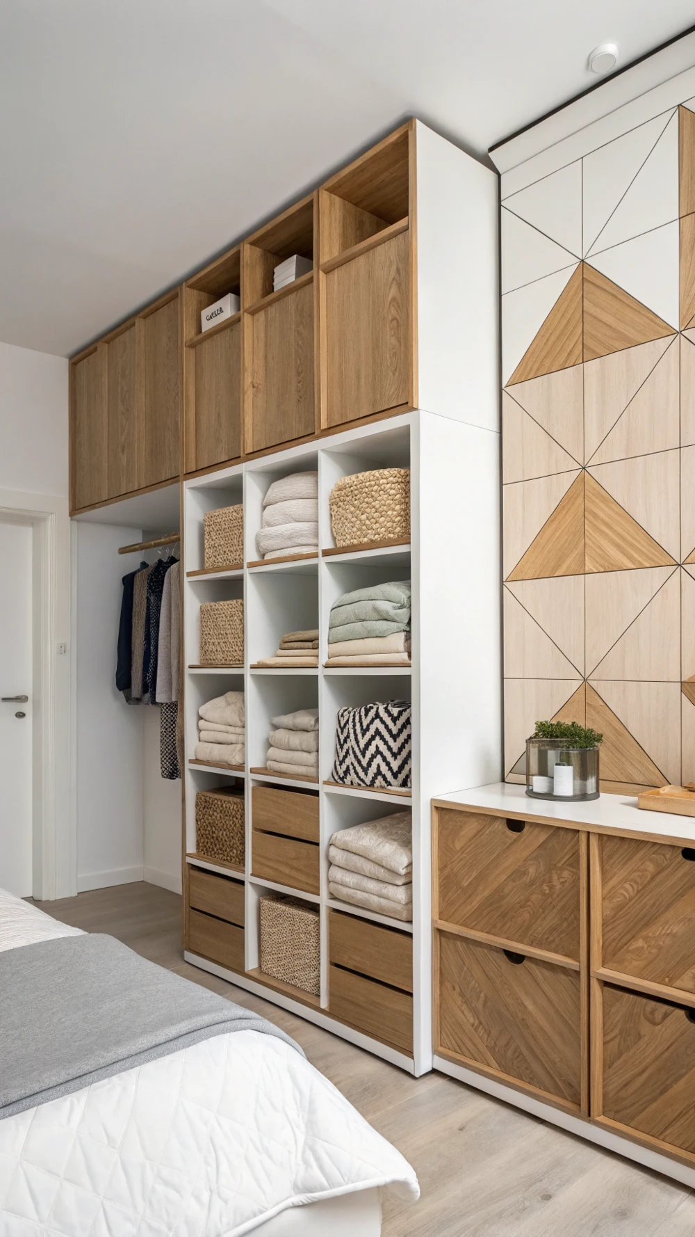 Modular Cube Storage with Sliding Panels