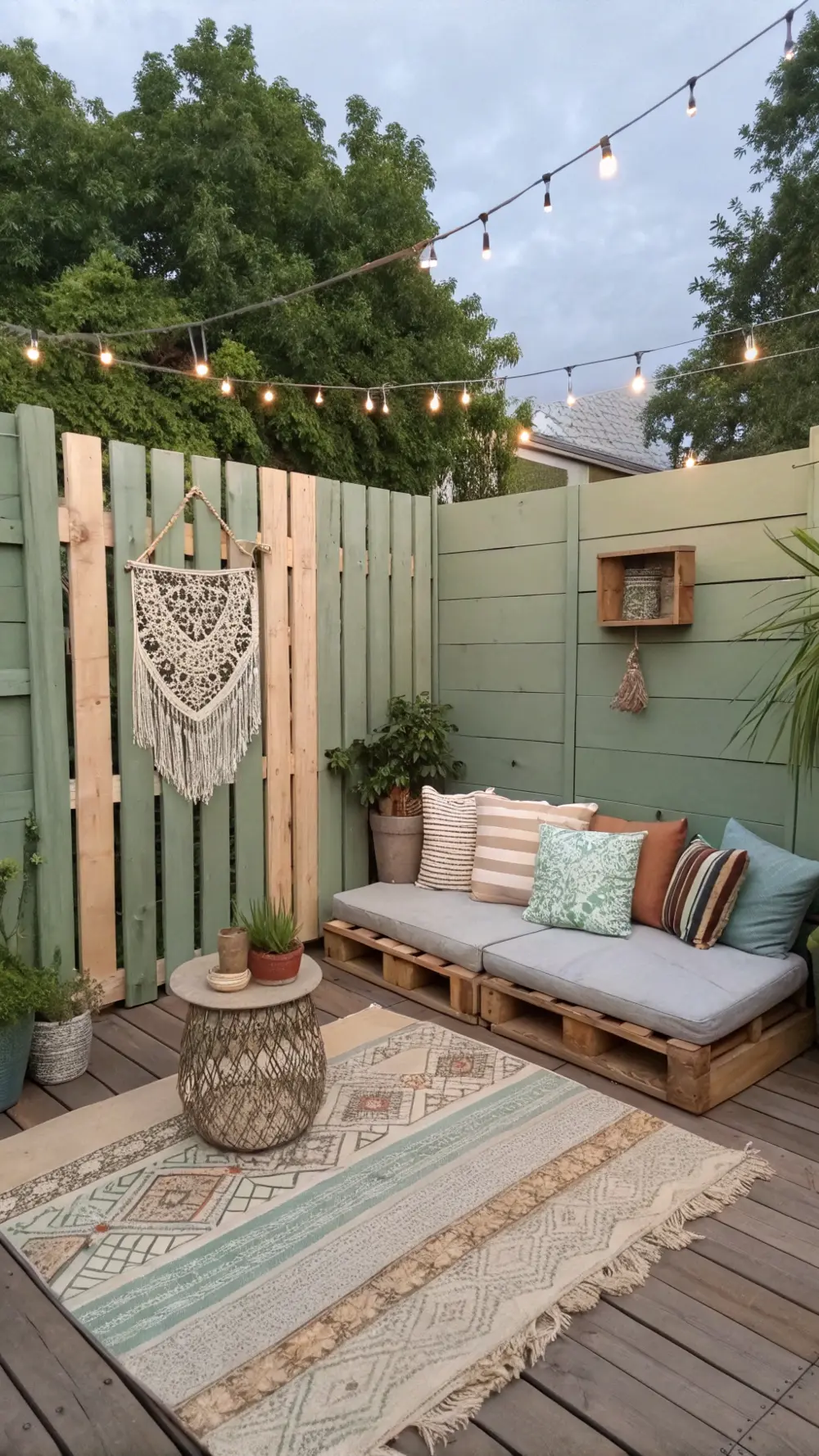 Rustic Pallet Fence