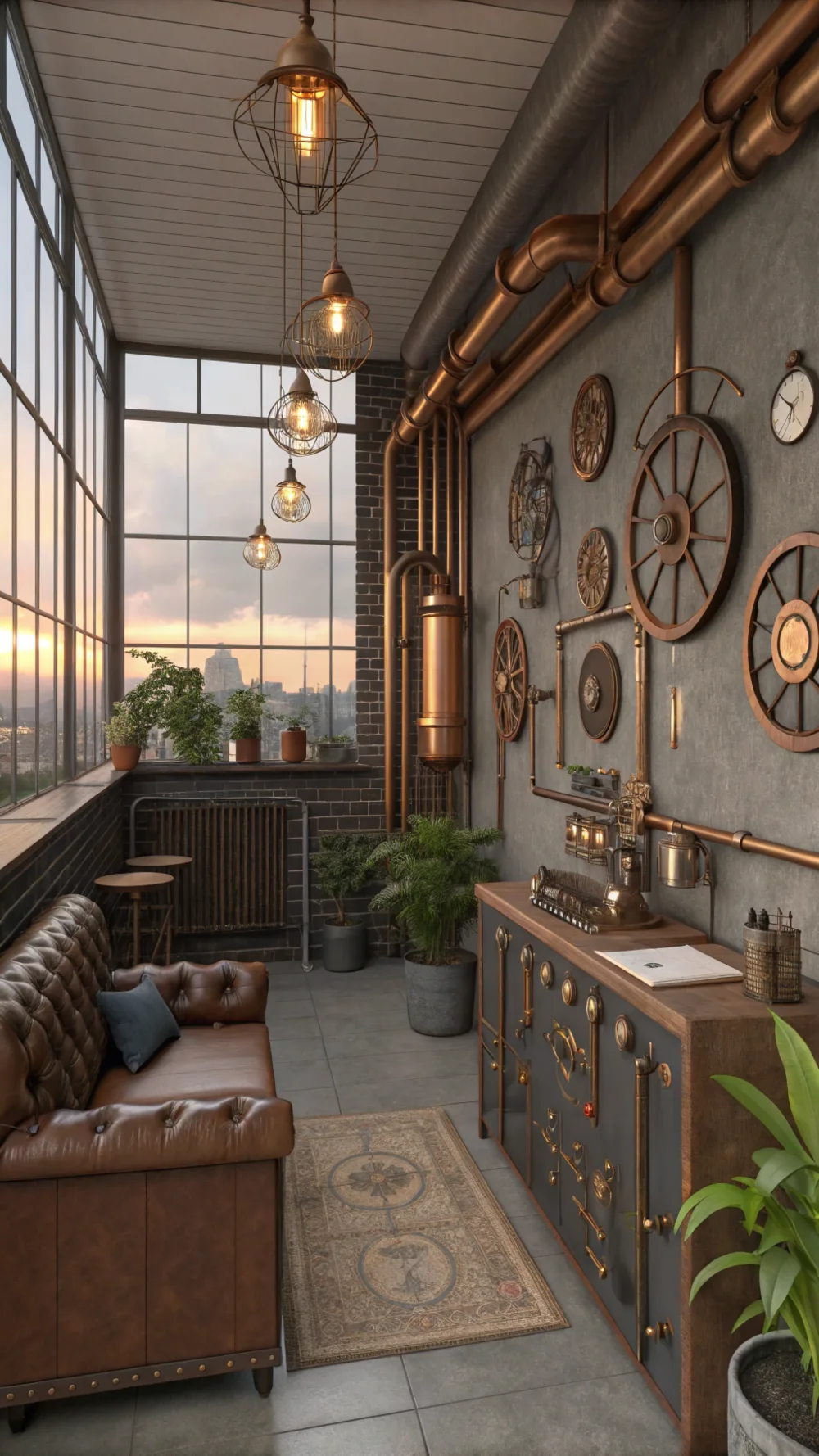 Steampunk Workshop Laboratory