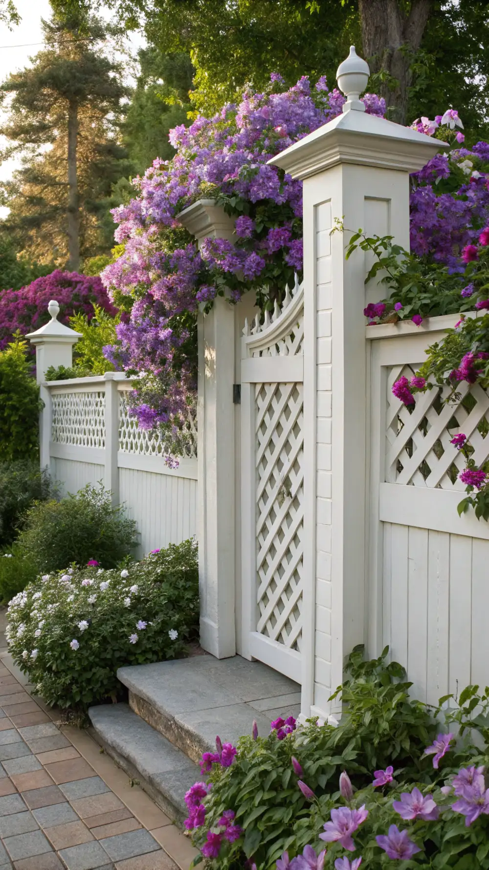 Trellis and Climbing Plant Privacy Screen
