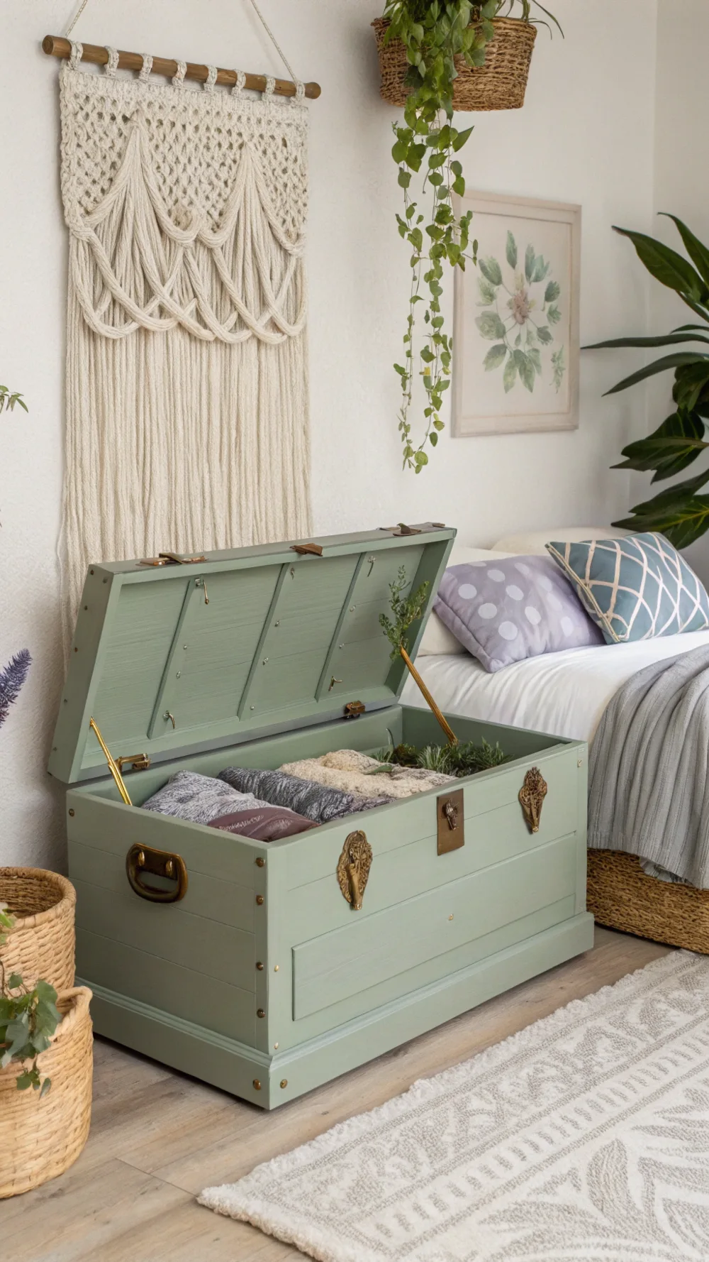 Vintage Cedar Chest with Modern Twist