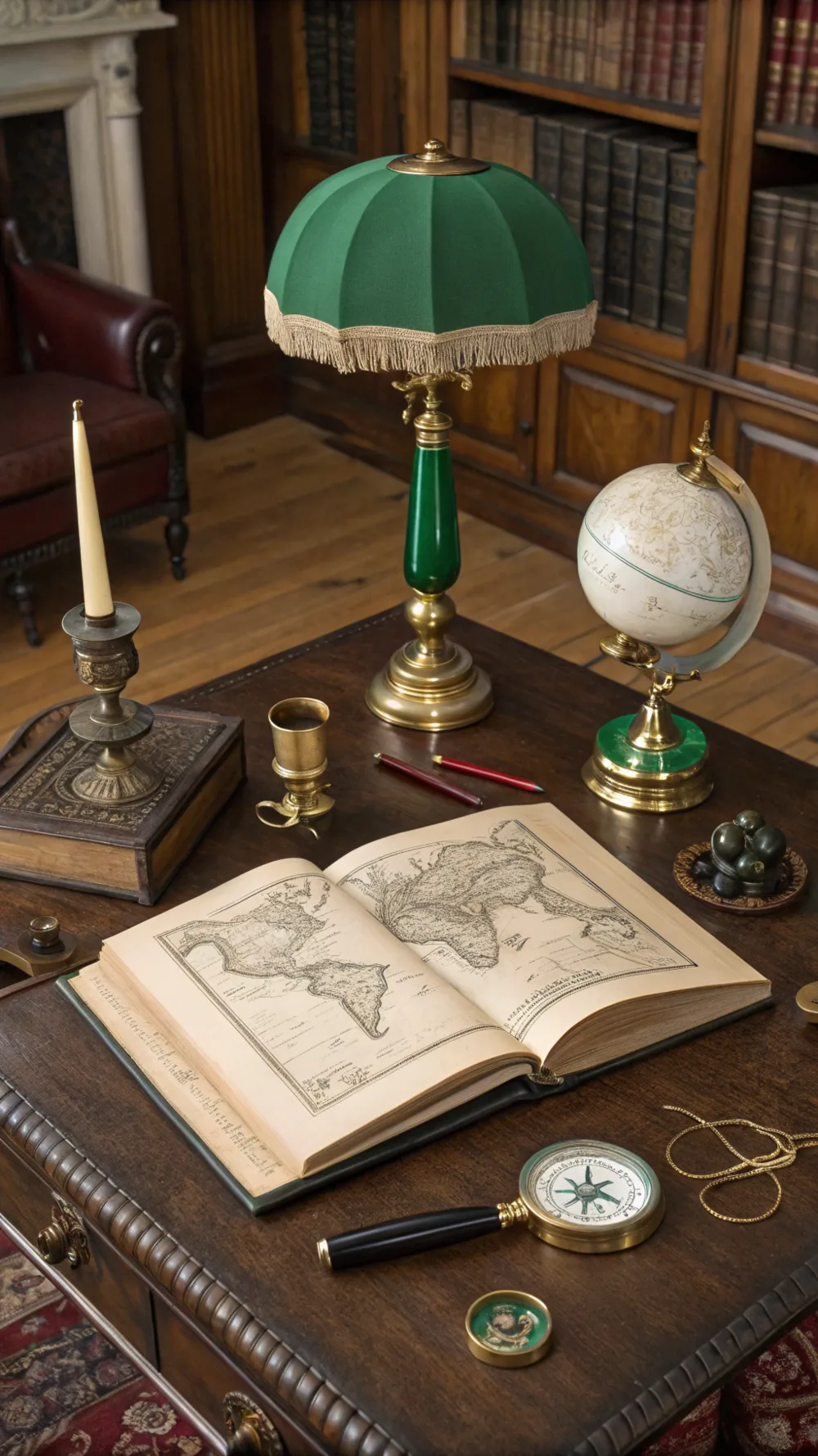 Vintage Library Scholar's Retreat