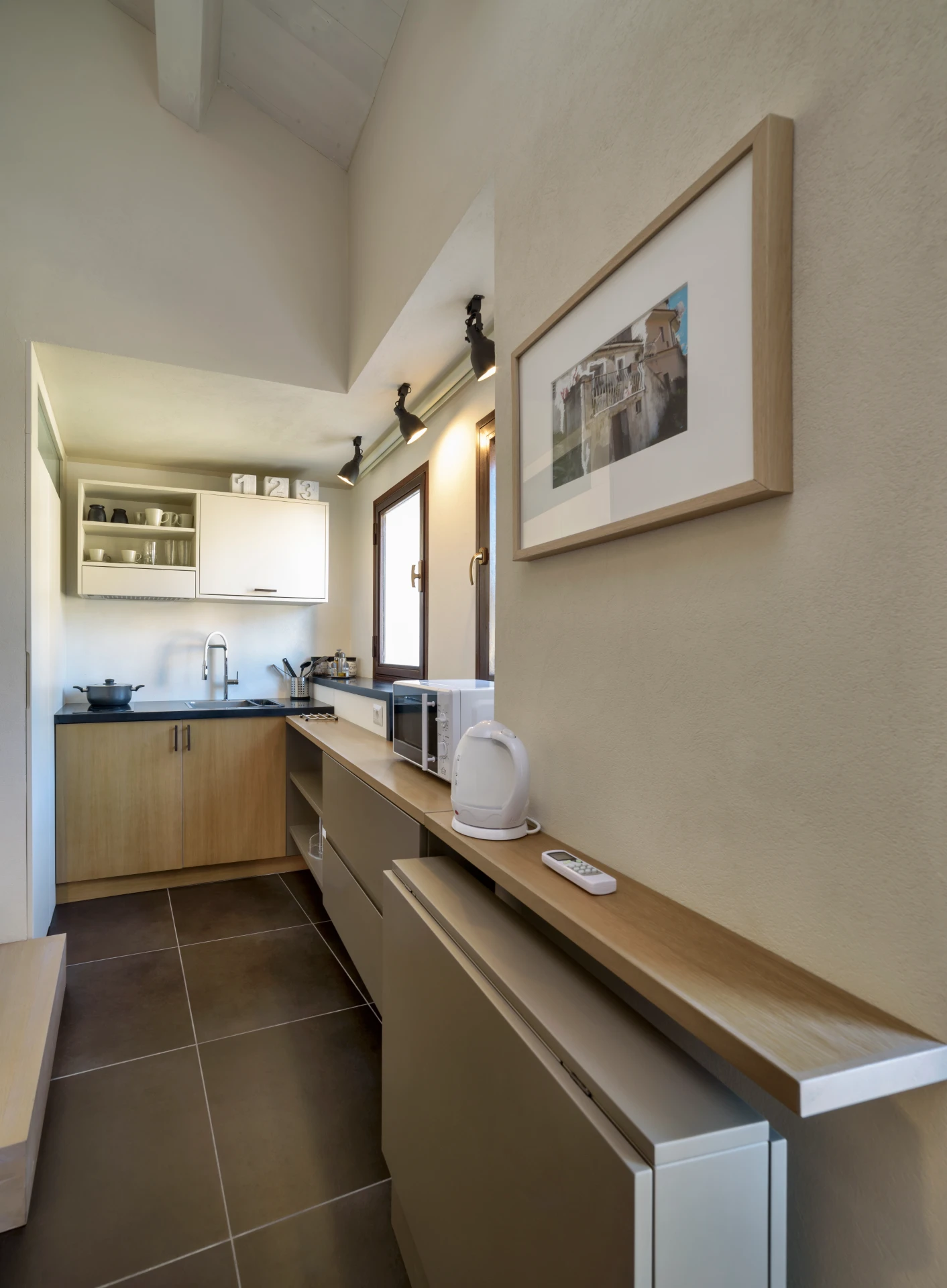 Extended Floating Shelf Counter System