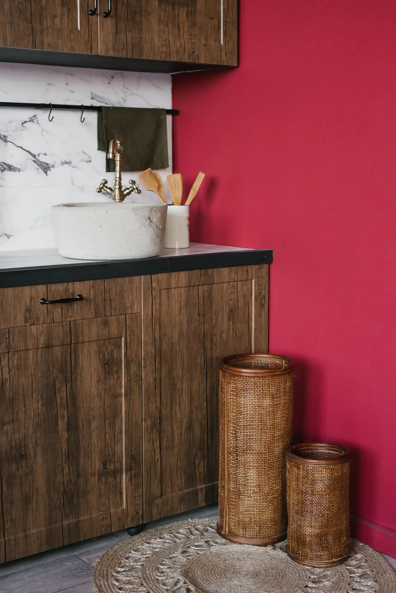 Rustic Reclaimed Wood Cabinet Units
