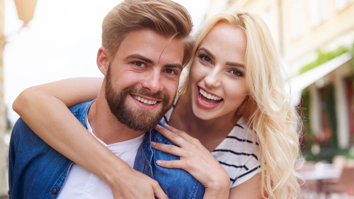 Couple enjoying financial freedom
